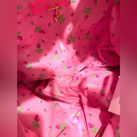 RARE NWT Vintage BETSEY JOHNSON Giddy Up Betsey Cream Oversized Leather Hobo Bag - Picture 8 of 11